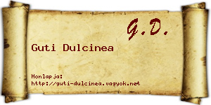 Guti Dulcinea névjegykártya